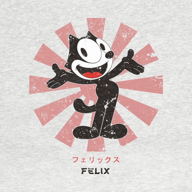 Felix The Cat Retro Japanese by Nova5